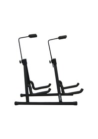 Resim Presto Çiftli Sap Dayamalı Gitar Sehpası Standı 