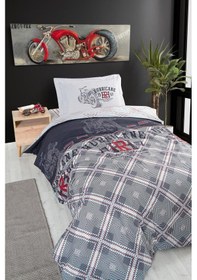 Resim Ranforce Genç Nevresim Takımı Hurrıc Siyah 