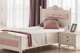 Resim Country Genç Odası Karyola ve Başlığı 