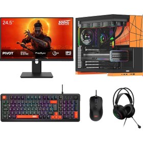 Resim Dragos DRX8217 R5-7500F 16 GB 512 GB NVMe 8 GB RTX5060 24.5" Free Dos Masaüstü Oyuncu Bilgisayarı 