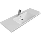 Resim Turkuaz Cerastyle Turkuaz Porto D Etajerli Lavabo 125 cm (Derınlık 48 Cm) 