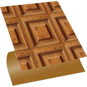 Resim Tink Kendinden Yapışkanlı Fayans Kare Ahşap Desenli Pvc Karo 30X30 cm (4 Adet) 0,36M² 