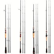 Resim TOP Karbon Fiber Malzemeli Olta 182.88cm 213.36cm Yem Çubuğu 2 adet 27T Yüksek Karbon Fiber Döner Döküm Tuzlu Su Tatlı Su Tekne Kullanımı Ultra Hafif Orta Ağır Hafif Levrek Alabalık Kedi Balığı Yem Çubuğu, Noel için En İyisi, Şükran Günü için Mükemmel 