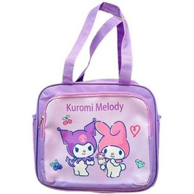 Resim Pazly Büyük Termal Beslenme Çantası, Bez Çanta Açık Mor, Pratik Ve Şık Açık Mor 