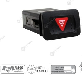 Resim Enva Volkswagen Golf 4 Dörtlü Sinyal Flaşör Düğmesi Anahtarı 1998-2005 