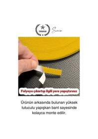 Resim 4 Mt Güçlü Premium Sineklik Yedek Cırt Bant Pencere Kapı Yapışkanlı Tül Sinek Perdesi Bandı 5 Adet 
