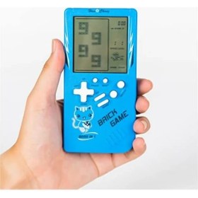 Resim Tetris Oyun Konsolu 23 Bulmaca Oyunu Bataryalı 3.5 Inç LCD Mini Taşınabilir Atari 