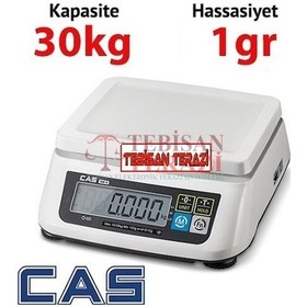 Resim Sw-2 30 KG x 1 Gr Tartım Terazisi Onaysız Taksimat 30 KG x 1 Gr 