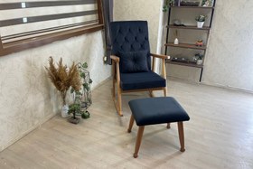 Resim TREND NATUREL PUFLU SALLANAN SANDALYE, ANTRASİT GRİ 
