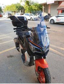 Resim Motocam Qj Atr 125 Ön Cam 2023-2026 Model 75cm Şeffaf Renkli 4mm Uzun 