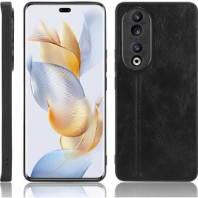 Resim Honor 90 İnek Desen Dikiş Arka Kapak Telefon Kılıfı İçin 