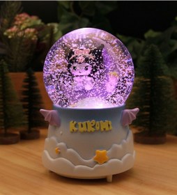 Resim Kuromi Kar Motorlu, Işıklı Ve Müzikli Mega Boy Kar Küresi - B 