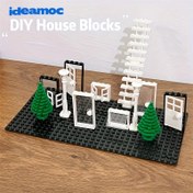 Resim 30 adet IDEAMOC DIY Ev Blokları - Ev Dekoru, Şehir Manzarası Mimarisi ve Arkadaşlar Oyunu için Klasik ABS Yapı Oyuncakları, İdeal Doğum Günü Hediyesi, Oyun Seti İnşası|Klasik Yapı Blokları|Dayanıklı Oyun Seti 
