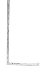 Resim Zcjb Paslanmaz Çelik 25x50cm 90 Derece Açı Deneyin Kare Cetvel Ölçü Aleti-75539 