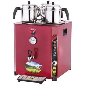 Resim Işıkgaz Sılverınox - Elite Jumbo 36 Lt Kırmızı Çay Makinesi-95668 