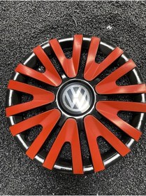 Resim Volkswagen 13 Inc Kırmızı Renkli Jant Kapağı Kırılmaz 3911k9ww 