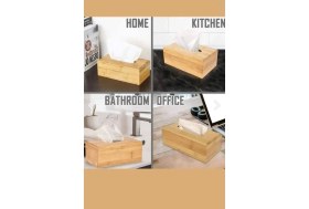 Resim Rossel Premium Bambu Peçetelik 