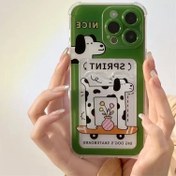 Resim Yeşil Patenli Köpek Karikatür Tasarımı ile Fotoğraflar ve Kartlar için Bir Yuva, Şok Geçirmez ve Düşmeye Karşı Dayanıklı Kart Tutucu Telefon Kılıfı, Iphone 16, 16 Pro, 16 Pro Max, 15 Pro, 15 Pro Max, 14, 14 Pro Max, 13, 12, 11, XS Max, XR, 7, 8, SE, 12 ve 13 Mini ile Uyumlu. 
