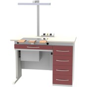 Resim Dental laboratuvar çalışma masası Beyaz 