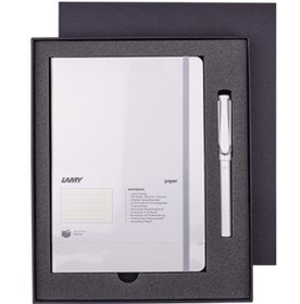 Resim Lamy Yumuşak Kapak A5 Defter Ve Roller Kalem Seti - Beyaz 