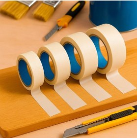 Resim Kağıt Boya Maskeleme Bandı 50 Mm Genişlik 25 Metre - 1 Adet 