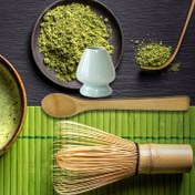 Resim 1/4 adet Japon Matcha Töreni Aksesuarları, Doğal Bambu Matcha Çırpıcı, Chasen, Geleneksel Kaşık Çay Kaşığı Matcha Aksesuarları, Geleneksel Matcha Hazırlığı İçin Mükemmel Set, Camgöbeği/siyah/mavi/beyaz 