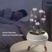 Resim Uzaktan Kumandalı Dinamik Denizanası Nemlendirici & Esansiyel Yağ Difüzörü, 250ml/8.4oz, 300ml/s Çıkış Hızı, 10 Kapsama Alanı, Zamanlayıcı Fonksiyonu, Yatak Odası ve Ofis için Sessiz Çalışma, Ev Dekoru, Ortam Aydınlatması Özelliği, Dayanıklı Plastik Gövde 