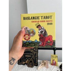 Resim Başlangıç Tarot ve Circular Rider Waite Tarot Kartları I Yuvarlak Tarot Kartları 