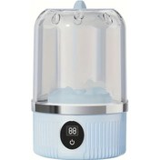 Resim Elmpaly Kablosuz Taşınabilir İki Modlu Mini Çamaşır Makinesi Mavi 