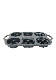 Resim Hexa 6'lı Muffin Döküm Kek Kalıbı Antrasit Antrasit 
