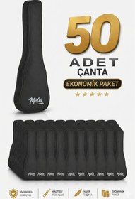 Resim Midex Cs-26a-50x Tenör Ukulele Çantası 50'li Paket Kaliteli Siyah Kılıf 50 Adet 