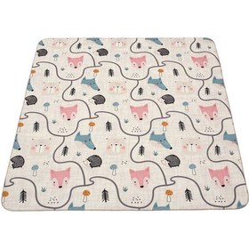 Resim Trace 150x150 cm Oyun Matı Bebek ve Çocuk Halısı 