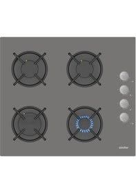 Resim Simfer 9 Fonksiyon QS Dijital Gri 3'lü Ankastre Set (8223 Fırın + 3538 Ocak + 8736 Davlumbaz) 