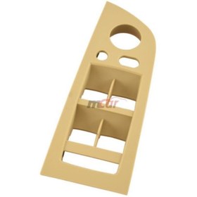 Resim Genel Markalar Bmw 3 Serisi E90 Sol Cam Düğmesi Çerçevesi Bej 2006-2012 