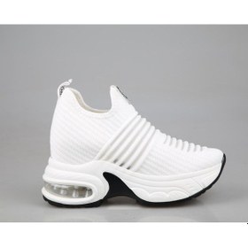 Resim Guja 25y300-8 Dolgu Topuk Beyaz Kadın Sneakers Beyaz 