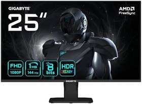 Resim GIGABYTE GS25F14 24,5" SS IPS Gaming Monitor, Full HD (1920x1080), 144Hz, 1ms GTG, Mat Ekran, HDMI & DisplayPort, HDR Ready, AMD FreeSync Premium 