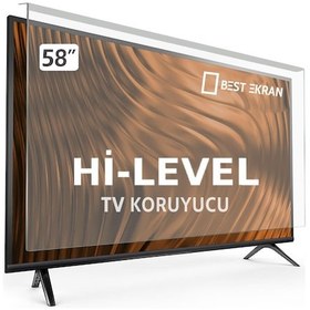Resim Hi-Level Uyumlu 58" inç 146 cm Tv Ekran Koruyucu 