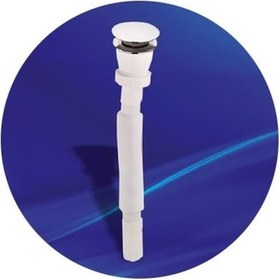 Resim Özbest Kapaklı Koku Önleyici Basmalı Aç Kapa Lavabo Sifonu 