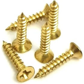 Resim Marsilyan Klips, Menteşe, Ayak, Ağaç, Sunta Vidası 3X13 mm - Sarı 1000 Adet 