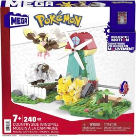 Resim Mega Construx Pokemon Yel Değirmeni Kasabası Seti HKT21 