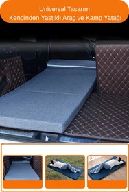 Resim Dizanor 18 Dansite Bütün Araçlarla Uyumlu Katlanır Kendinden Yastıklı Araç Yatağı 70x180x6 cm 