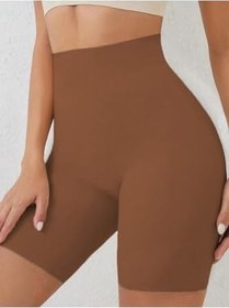 Resim Mistirik Porfy Model Dikişsiz Toparlayıcı Ve Sıkılaştırıcı Lazer Kesim Tayt Kısa Şort Ten Renk, MistirikMoDŞort1 