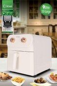 Resim Kiwi Kaf-5559 Air Fryer 9 Lt Yağsız Fritöz 60 Dk Zamanlayıcılı 