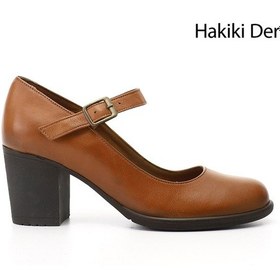 Resim Gönderi R Kadın Taba Antik Kalın Topuklu Mary Jane Hakiki Deri Ayakkabı Gdza134m0464 Taba 