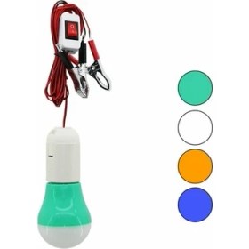 Resim Seyyar - LED Lamba Akü Takviye Kablolu= 4mt 12V - 5W (5131) 