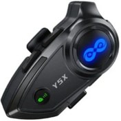 Resim Vothoon Y5-x 1000mah Motosiklet Intercom Mavi - Siyah 