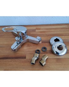 Resim Banyo Duş Bataryası Mix Sıcak Soğuk Banyo Çeşmesi Prinç Tasarruflu Armatür 