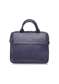 Resim Guard Lacivert Hakiki Deri 14' İnç Laptop Çantası Lacivert 