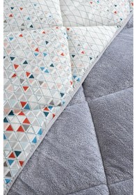 Resim Evoria Çift Kişilik Wellsoft Yorgan Uyku Seti Gri 