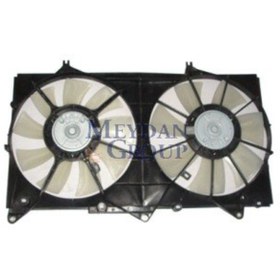 Resim FAM Toyota Camry 01/04 Radyatör Ve Klima Fan Davlumbazı Çiftli Komple (9+7 Kanat) 